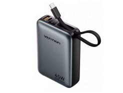 Dash PowerPro - портативный аккумулятор (20 000 мАч, 45 Вт, 2 x USB C, USB A, сертификат CCC)