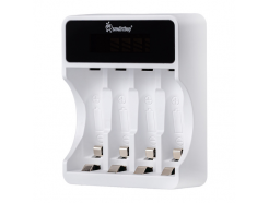 SBHC-508 - быстрое зарядное устройство для 4-х Ni-MH/Ni-Cd аккумуляторов типа AA/AAA (USB C)