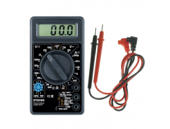 DT-830D - цифровой мультиметр (hFE, проверка диодов, прозвонка цепи, 6F22/6LR61)