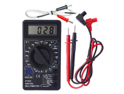 DT-838 - цифровой мультиметр (hFE, проверка диодов, прозвонка цепи, термопара, 6F22/6LR61)
