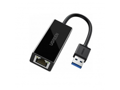 Внешняя сетевая карта RJ45, 1000 Мбит/с, USB A 3.0, кабель 15 см (CR111)