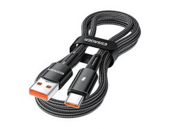 USB 2.0 - Type-C черный, 1 метр, до 120 Вт для Xiaomi/Redmi и 18 Вт для других, тканевая оплетка