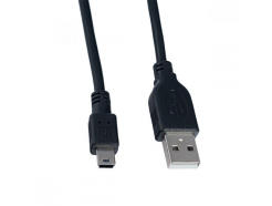 USB - Mini USB, 50 см, черный
