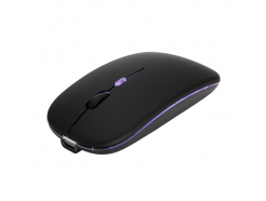Оптическая мышь MUSW-100BT беспроводная бесшумная (2.4 ГГц, USB A, USB C, Bluetooth, 500 мАч)