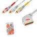 SCART-3RCA PLUG 3m
