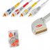 SCART-4RCA 5m