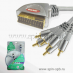 SCART-6RCA 1,5m metall