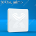 Антенна уличная панельная AGATA MIMO 2*2 GSM1800/2700/3G/4G, 15-17dBi, 2*N-female