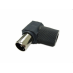 Антенный штекер угловой черный