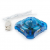 USB 2.0 Hub 4 порта UHB-С224 прозрачный