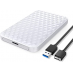 Корпус для 2.5" HDD/SSD SATA диска с интерфейсом USB 3.0. Белый. (2520U3-WH)