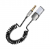 Автомобильный Bluetooth - AUX приемник с микрофоном и питанием от USB (EB01)