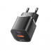 USB Type-C + USB A, 20 Вт, быстрая зарядка QC3.0 и PD3.0