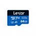 MicroSDXC 64 GB Blue Series без адаптера 633x UHS-I U3 V30 A1